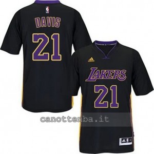 maglietta ed davis #21 los angeles lakers 2014-2015 nero