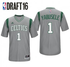 maglietta guerschon yabusele 1 boston celtics draft 2016 grigio
