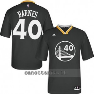 maglietta harrison barnes #40 golden state warriors 2014-2015 nero