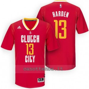 maglietta james harden #13 houston rockets 2015-2016 rosso