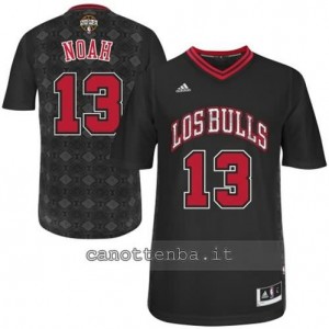 maglietta joakim noah #13 chicago bulls nero