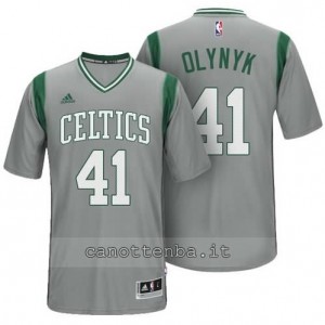 maglietta kelly olynyk #41 boston celtics alternato grigio