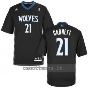 maglietta kevin garnett #21 minnesota timberwolves nero