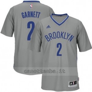 maglietta kevin garnett #2 brooklyn nets grigio