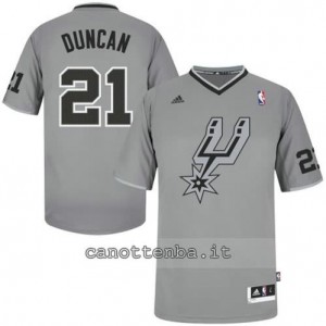 maglietta manu ginobili #21 san antonio spurs natale 2013 grigio