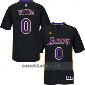 maglietta nick young #0 los angeles lakers 2014-2015 nero