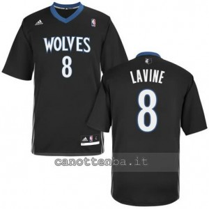 maglietta zach lavine #8 minnesota timberwolves nero