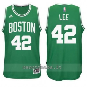 nuova maglia david lee #42 boston celtics verde