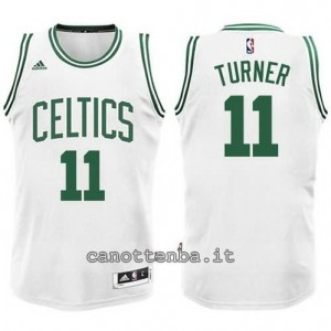 nuova maglia evan turner #11 boston celtics bianca