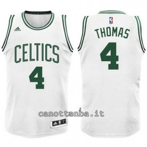 nuova maglia isiah thomas #4 boston celtics bianca