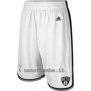 pantaloncini nba brooklyn nets bianca