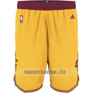 pantaloncini nba cleveland cavaliers giallo