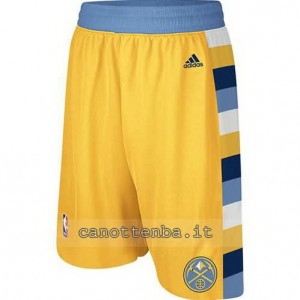 pantaloncini nba denver nuggets revolution 30 giallo