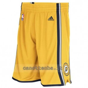 pantaloncini nba indiana pacers giallo