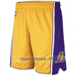 pantaloncini nba los angeles lakers giallo