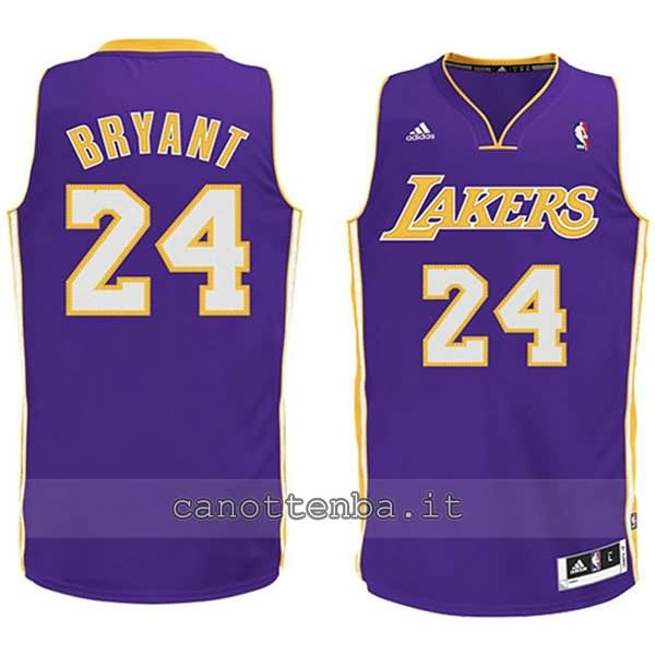 Smanicati basket maglia nba bambino los angeles lakers kobe bryant 24 porpora. canottebasket